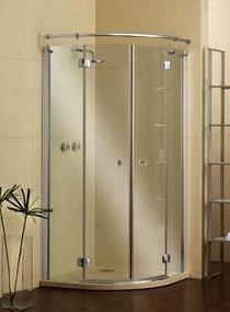 Elite Semicircular frameless shower enclosure by PDPlan